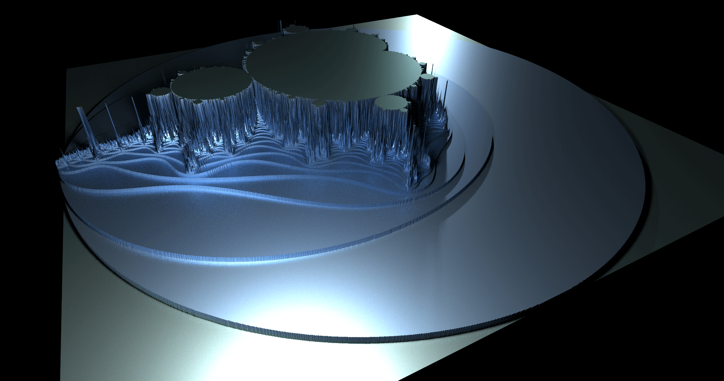 Mandelbrot set in Blender